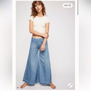 EUC Free People Extreme Wide Leg Jean
